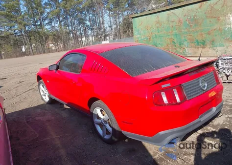 2012 Ford Mustang Gt Premium из США, поврежденный, VIN 1ZVBP8CF3C5252512